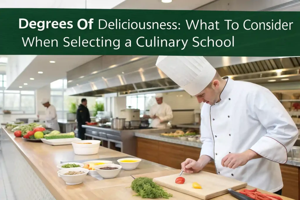 Degrees of Deliciousness: What To Consider When Selecting a Culinary School