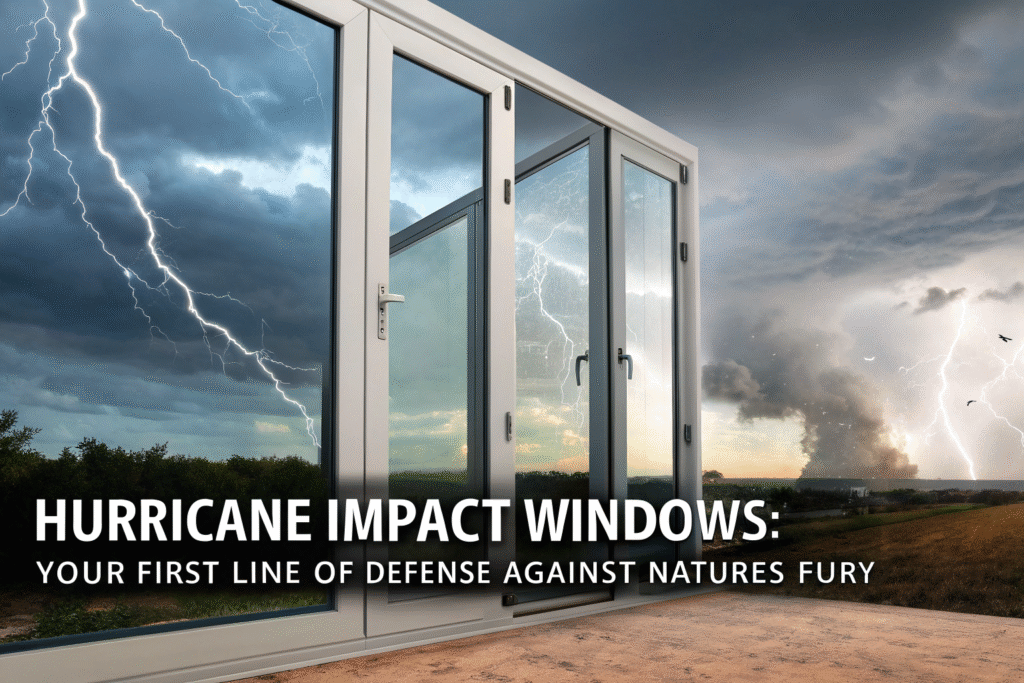 Hurricane Impact Windows: Your First Line of Defense Against Nature's Fury
