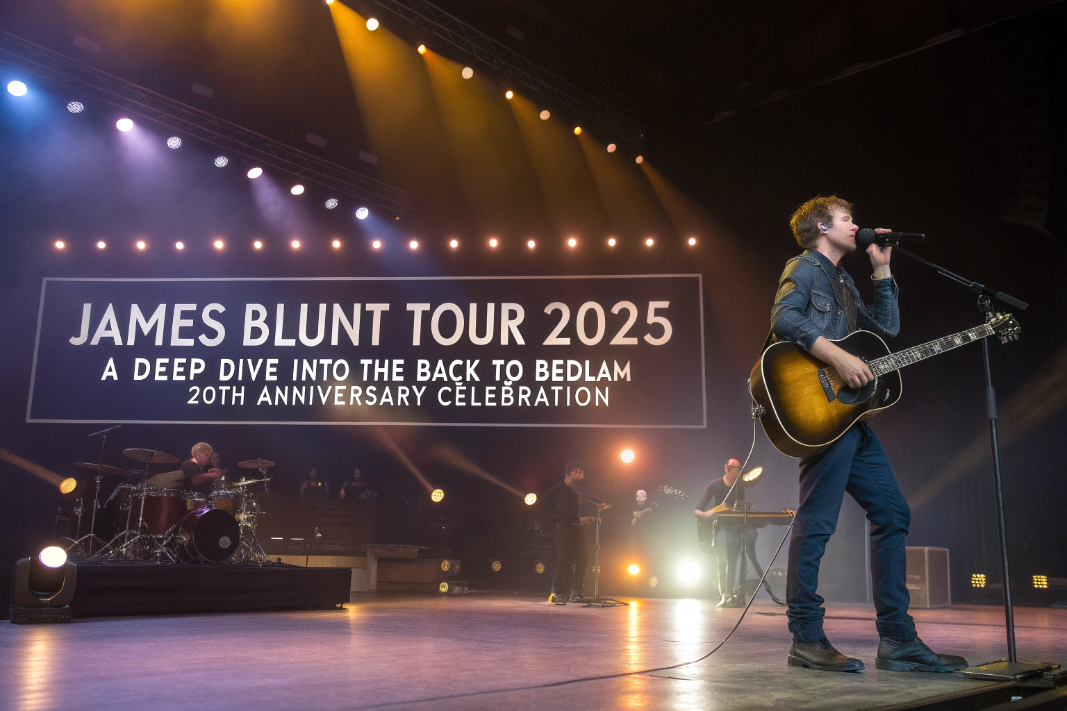 James Blunt Tour 2025 – A Deep Dive into the Back to Bedlam 20th Anniversary Celebration