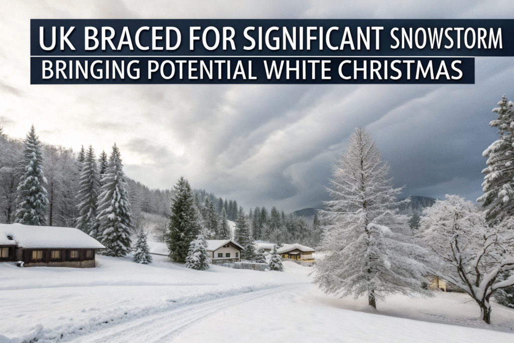 UK Braced for Significant Snowstorm Bringing Potential White Christmas UK Braced for Significant Snowstorm Bringing Potential White Christmas