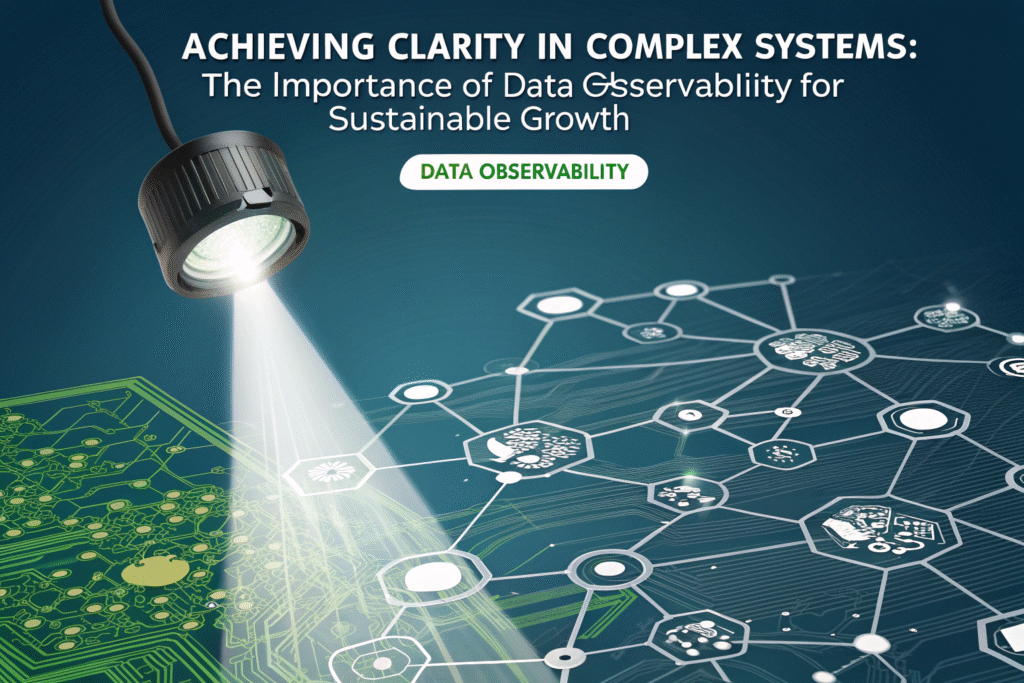 Achieving Clarity in Complex Systems: The Importance of Data Observability for Sustainable Growth