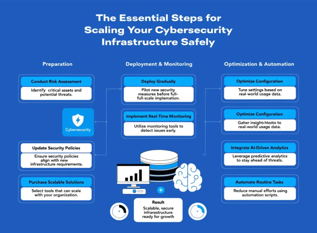 The Essential Steps for Scaling Your Cybersecurity Infrastructure Safely