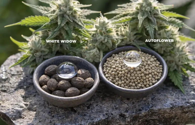 White Widow and Autoflower Seeds: Resin Heritage Meets Genetic Efficiency