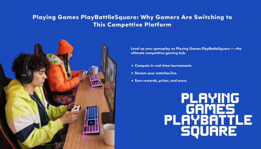 Playing Games PlayBattleSquare: Why Gamers Are Switching to This Competitive Platform