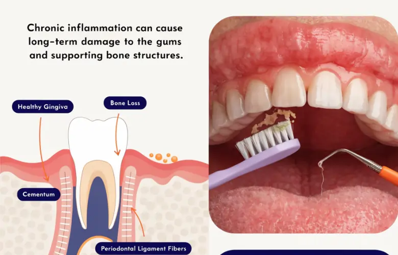 The Link Between Chronic Inflammation and Advanced Gum Disease