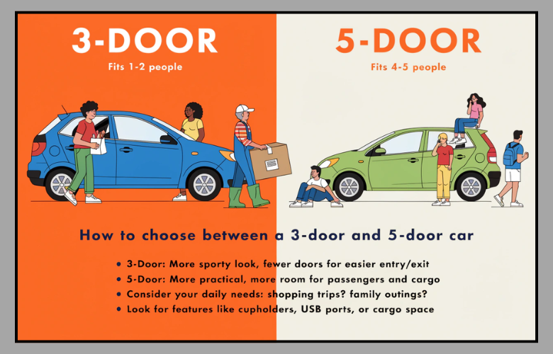 How to choose between a 3-door and 5-door car