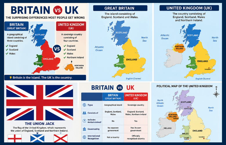 Britain vs UK The Surprising Differences Most People Get Wrong